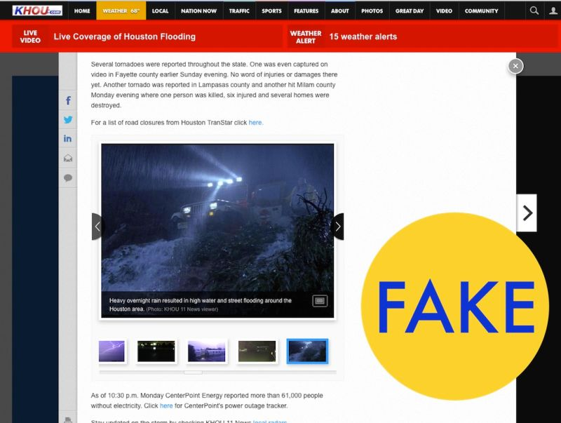 Illustration for article titled 76 Viral Images From 2015 That Were Totally Fake